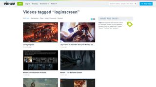 
                            4. Videos about “loginscreen” on Vimeo