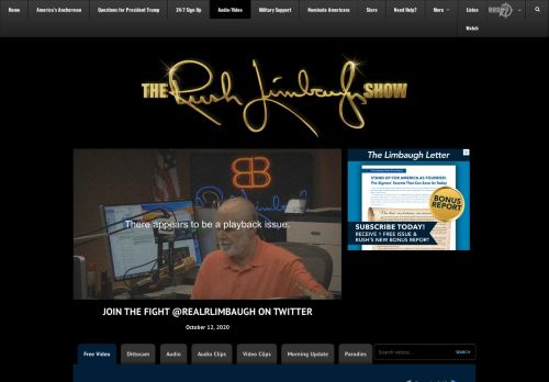 
                            5. Videos - The Rush Limbaugh Show