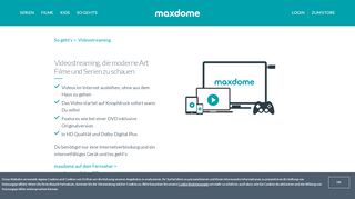 
                            2. Videostreaming maxdome - Video on Demand