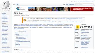 
                            8. Vidéotron - Wikipedia