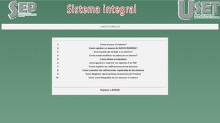 
                            8. Videotutoriales sistema Integral USET 2019