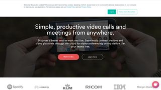 
                            5. Videxio: Video Meeting & Video Collaboration Services