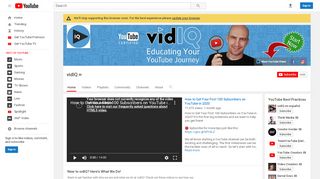 
                            4. vidIQ - YouTube