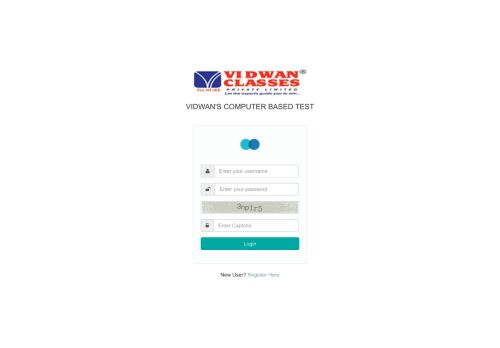 
                            10. Vidwan's Computer Based Test: Admin Login