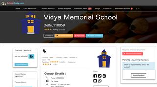 
                            9. Vidya Memorial School - SchoolGully