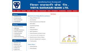 
                            9. Vidya Sahakari Bank Ltd. | Services