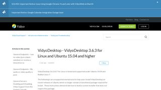 
                            12. VidyoDesktop - VidyoDesktop 3.6.3 for Linux and Ubuntu 15.04 and ...