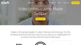 
                            1. Vieple | Video Interviewing Platform