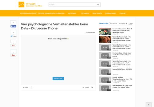 
                            5. Vier psychologische Verhaltensfehler beim Date - Dr. Leonie Thöne