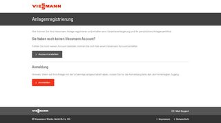 
                            6. Viessmann Registrierung Heizungsanlage