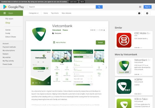 
                            9. Vietcombank - Google Play のアプリ