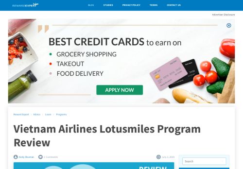 
                            12. Vietnam Airlines Lotusmiles Program Review - RewardExpert.com