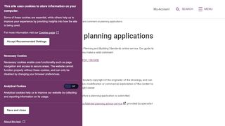 
                            12. View and comment on planning applications - Edinburgh Council