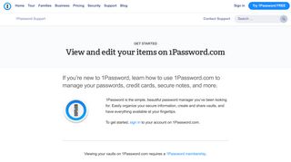
                            5. View and edit your items on 1Password.com - 1Password Support