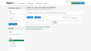 
                            10. View Cash & Carry For Sale Boston, Buy & Sell Cash & Carry - Rightbiz