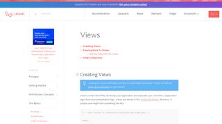 
                            2. View Composers - Views - Laravel - The PHP Framework For Web ...