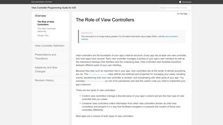 
                            11. View Controller Programming Guide for iOS: The Role of View ...