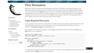 
                            3. View Decorators — Flask 1.0.2 documentation