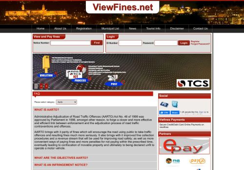 
                            5. View Fines - FAQ