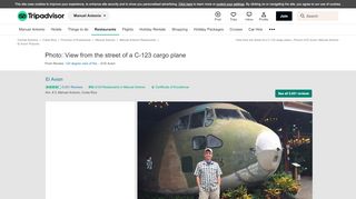 
                            13. View from the street of a C-123 cargo plane - Picture of El Avion ...