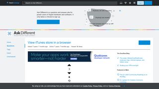 
                            5. View iTunes store in a browser - Ask Different