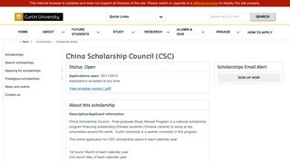
                            8. View Scholarship - China Scholarship Council (CSC)