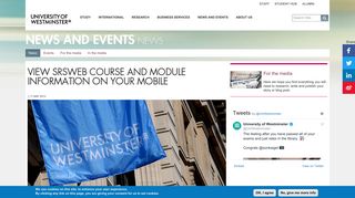 
                            10. View SRSWeb course and module information on your mobile - News ...