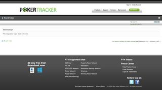 
                            11. View topic - Unable to connect database. | PokerTracker