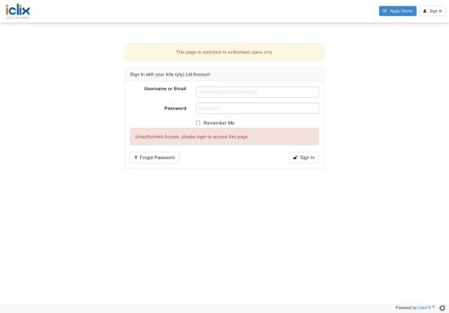 
                            8. View - Usage - Iclix (pty) Ltd