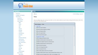 
                            8. View - User Manual of 123 Flash Chat Server Software Version 8.0.1