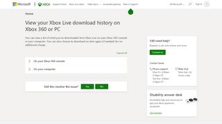 
                            8. View Xbox Live Download History | Xbox 360 - Xbox Support