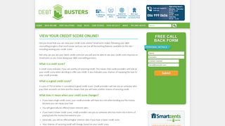 
                            3. View your credit score online! - DebtBusters