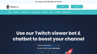 
                            12. Viewer Labs - Twitch Viewer bot | Followers | Chatbot & Channel Views