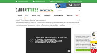 
                            2. viewfit Viewfit App und online Trainingsportal - Cardiofitness.de