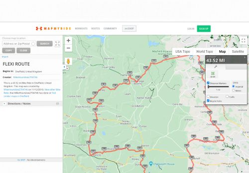 
                            4. Viewing Flexi Route | MapMyRide