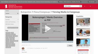 
                            8. Viewing Marks in Campus4u :: Finca/Campus4u :: Tutorials ...