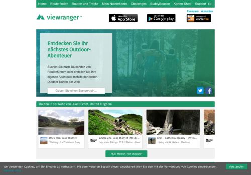 
                            3. ViewRangers Online-Tourenplaner und Outdoor-Community