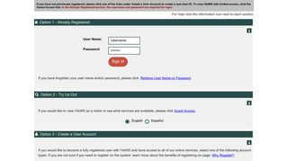
                            2. VIeWS - Login and Registration Options