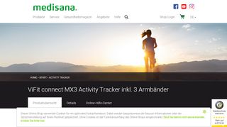 
                            13. ViFit connect MX3 Activity Tracker inkl. 3 Armbänder | Medisana®