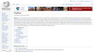 
                            8. VigiBase - Wikipedia