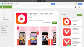 
                            9. Vigo Video - Sebelumnya Hypstar - Aplikasi di Google Play