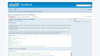 
                            6. Vigor 130 funktioniert nicht mit Vodafone - forum.ipfire.org