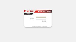 
                            6. Vigor Login Page