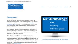 
                            10. Vikarbureauer - Links til mere end 20 vikarbureauer - Ledigidanmark.dk