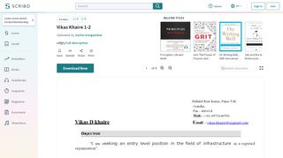 
                            13. Vikas Khaire 1-2 | Technology | Further Education - Scribd