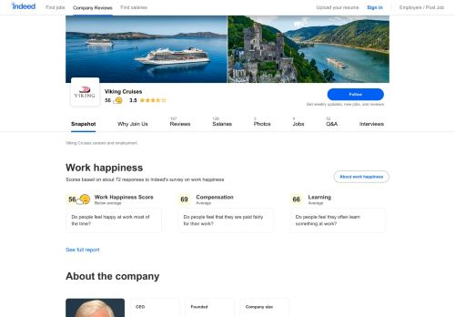 
                            7. Viking Cruises Careers and Employment | Indeed.com