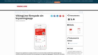 
                            7. VikingLine förnyade sin kryssningsapp - Viking Line Abp - Cision