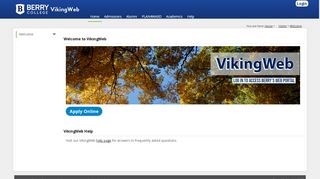 
                            2. VikingWeb - Berry College