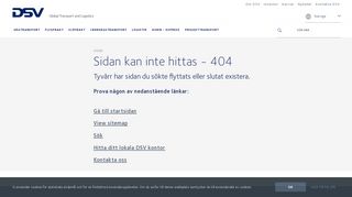 
                            9. Viktig information om DSV e-services och myDSV