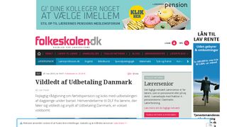 
                            10. Vildledt af Udbetaling Danmark - Folkeskolen.dk